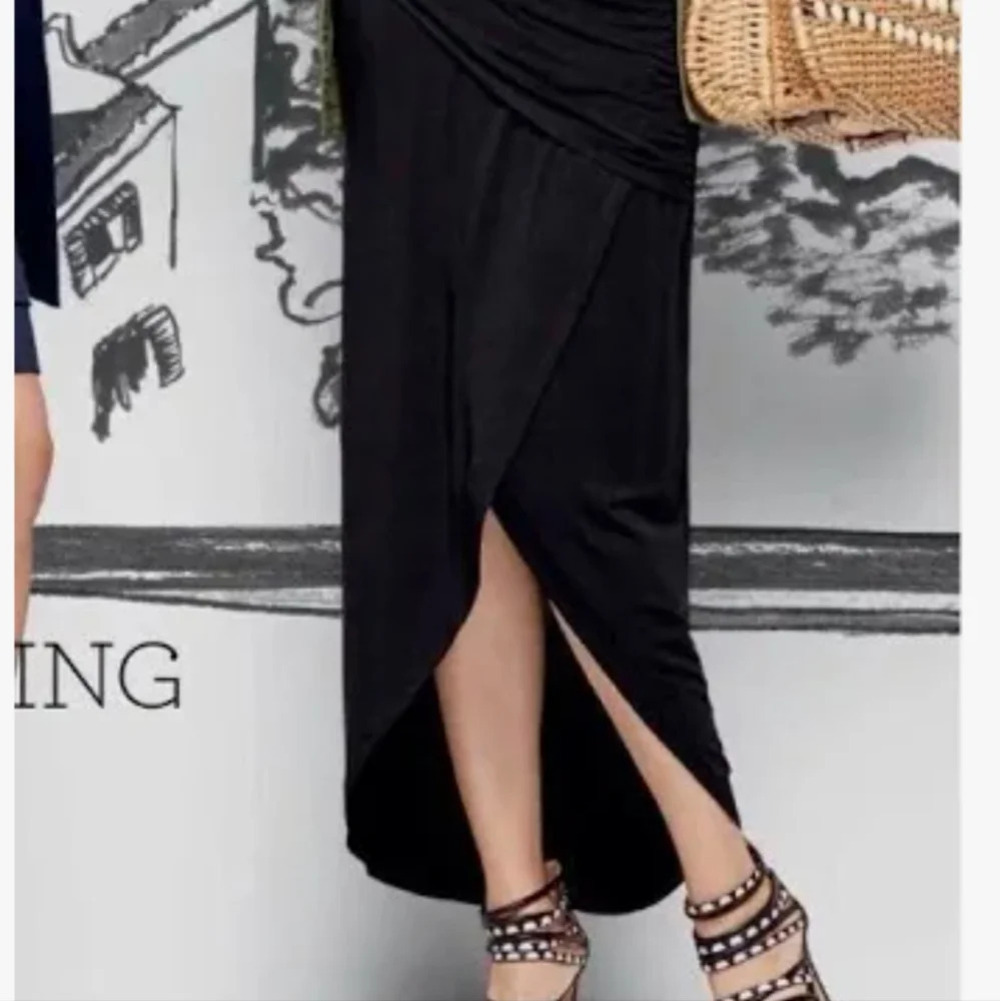 Cabi the run around women's maxi skirt size S black